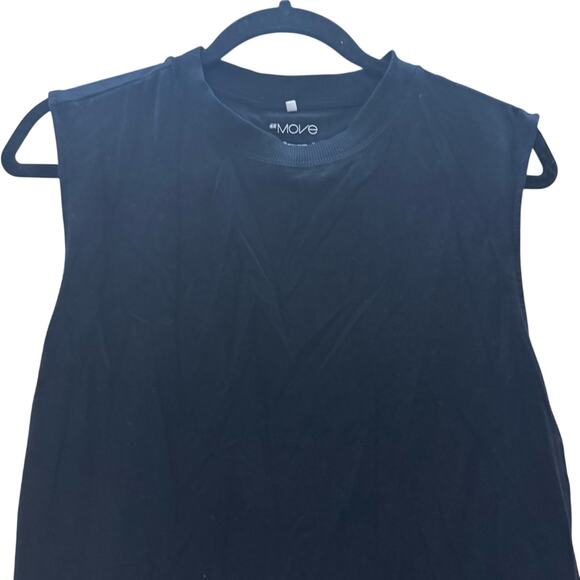 H&M Move Black Muscle Tank Top XS Women’s Sleeveless Activewear Gym Shirt - Picture 2 of 6